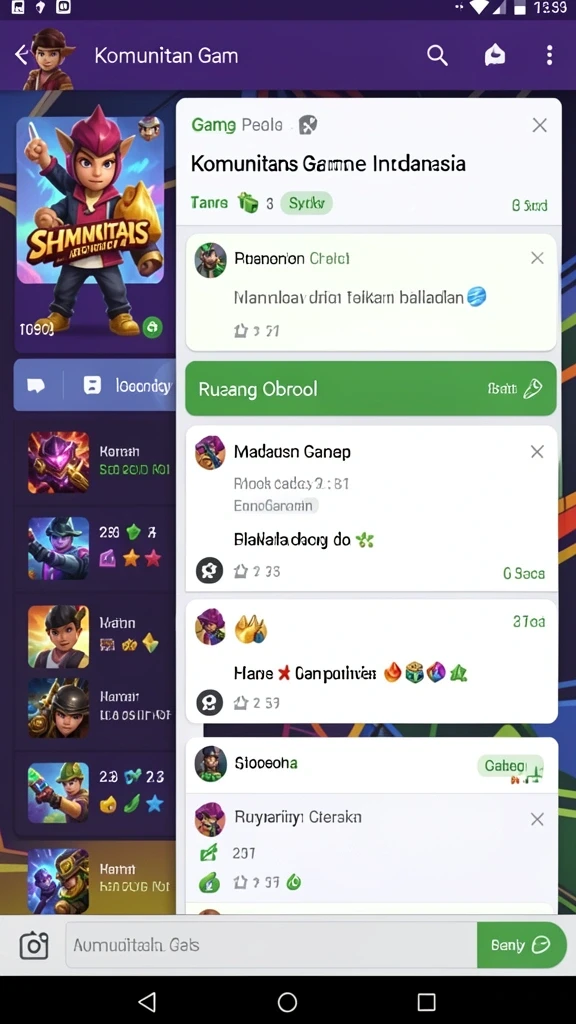 Fitur multiplayer yang memungkinkan bersaing dengan teman.