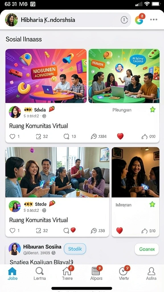 Tampilan antarmuka yang menarik dan user-friendly.