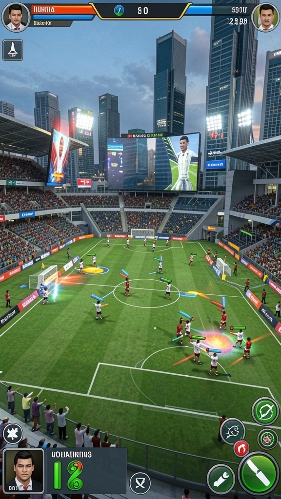 Tangkapan layar memperlihatkan mode multiplayer yang seru.