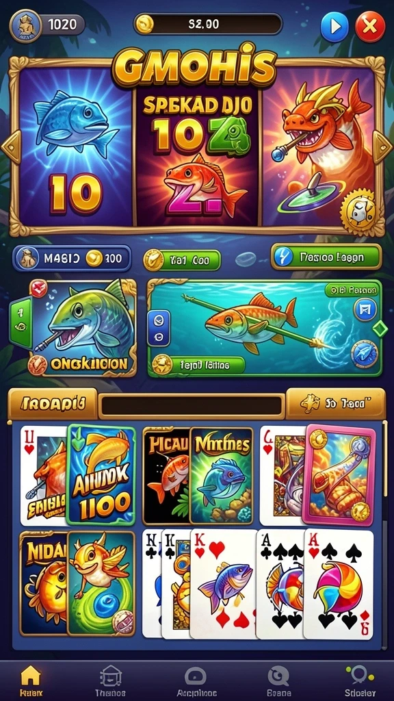 Menu gameplay yang mudah diakses dan intuitif.