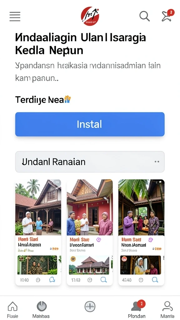 Karakter-karakter unik dengan desain yang menarik.