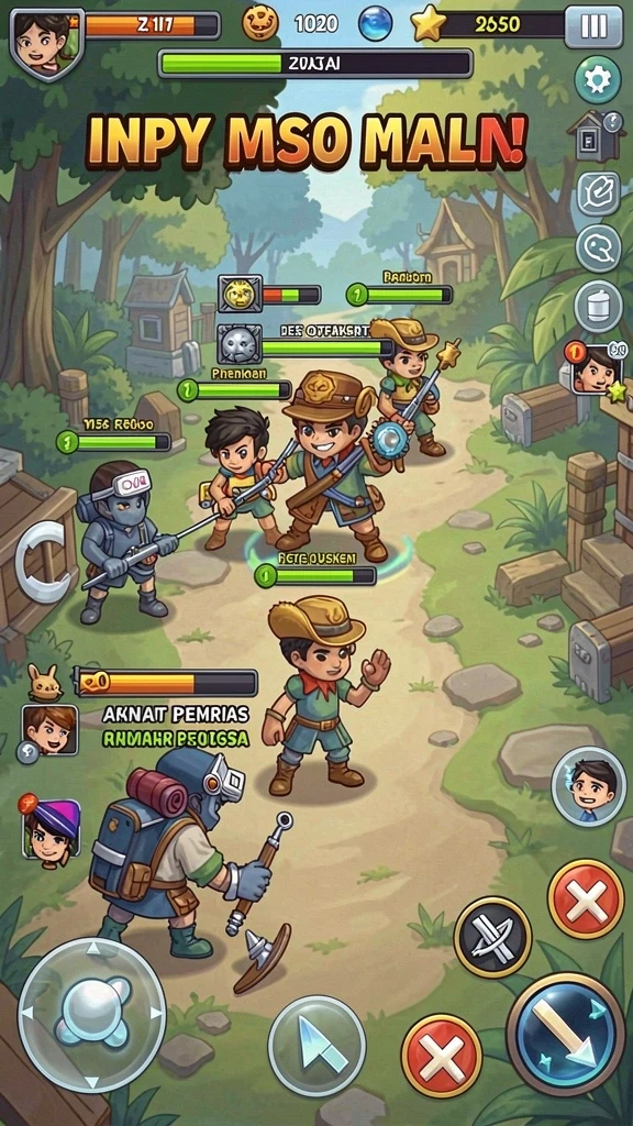 Interaksi multiplayer yang seru.
