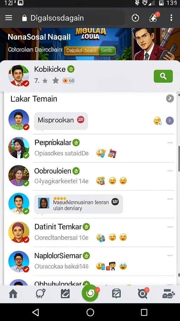 Tampilan antarmuka yang menarik dan user-friendly.