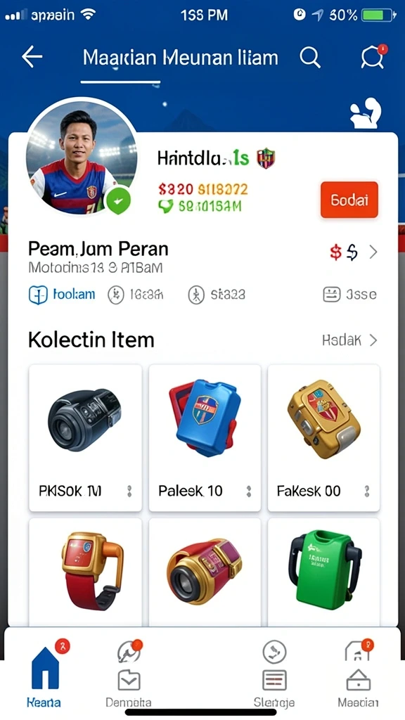 Bersosialisasi dengan pemain lain dalam permainan.