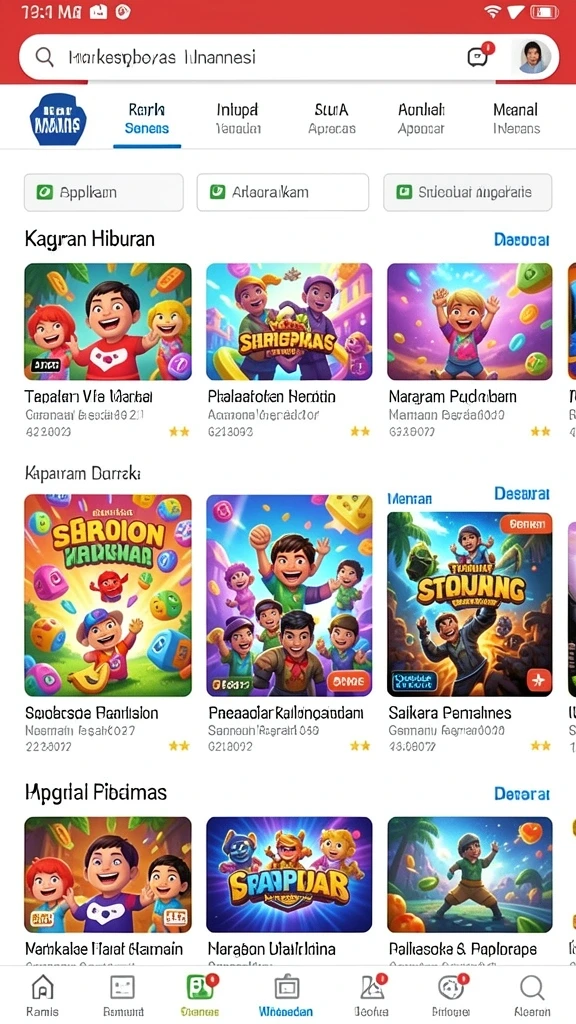 Tangkapan layar menunjukkan aksi seru dalam gameplay dengan latar belakang yang kaya.