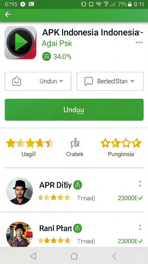 Sistem penghargaan yang membuat permainan semakin seru.