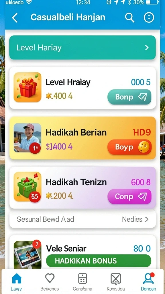 Karakter unik dengan kemampuan berbeda-beda.