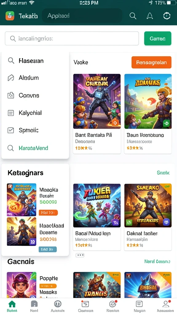 Statistik permainan yang jelas dan ringkas.