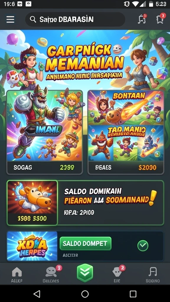 Banyak pilihan permainan untuk dinikmati.