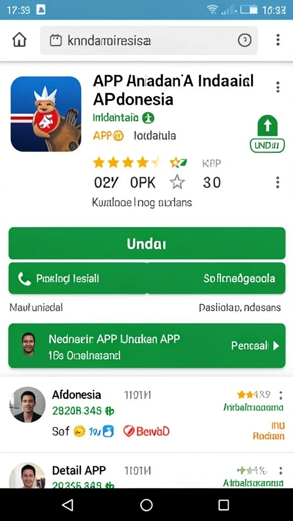 Tampilan antarmuka yang intuitif dan menarik.