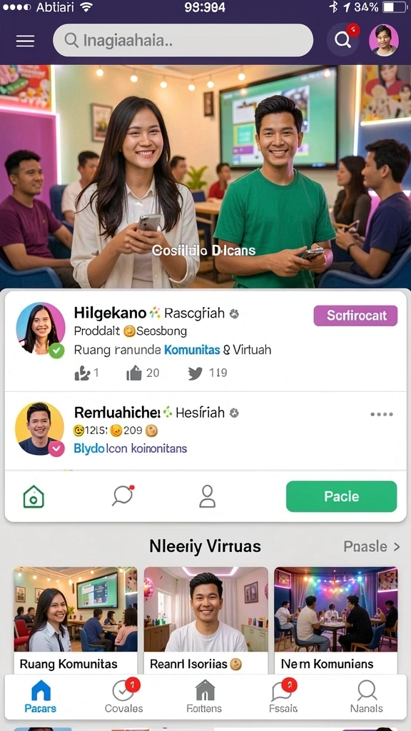 Screenshot menunjukkan kompetisi seru antar pemain.