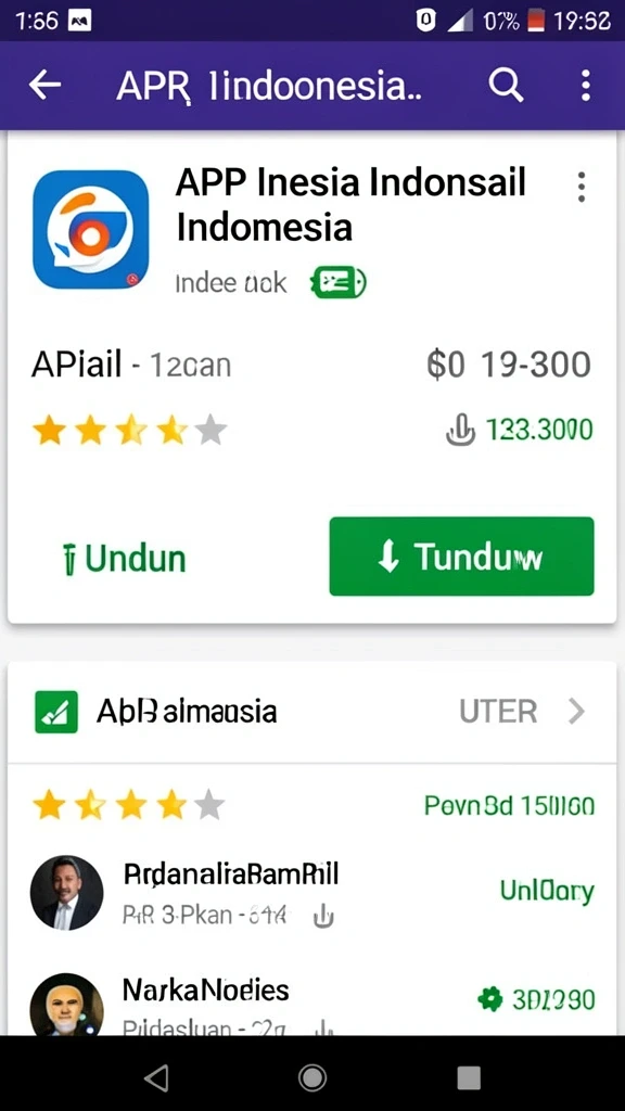 Ilustrasi fitur kompetisi online dengan teman-teman.