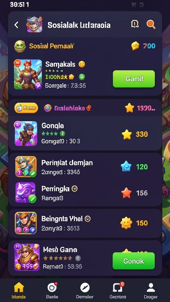 Level baru yang menantang dan seru.