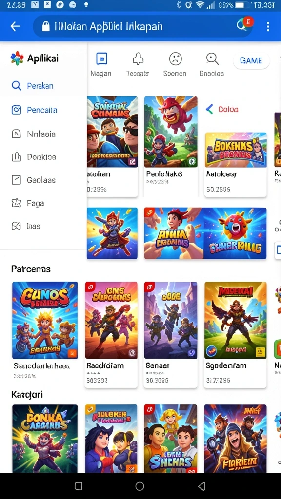 Berbagai pilihan permainan yang seru dan menantang.