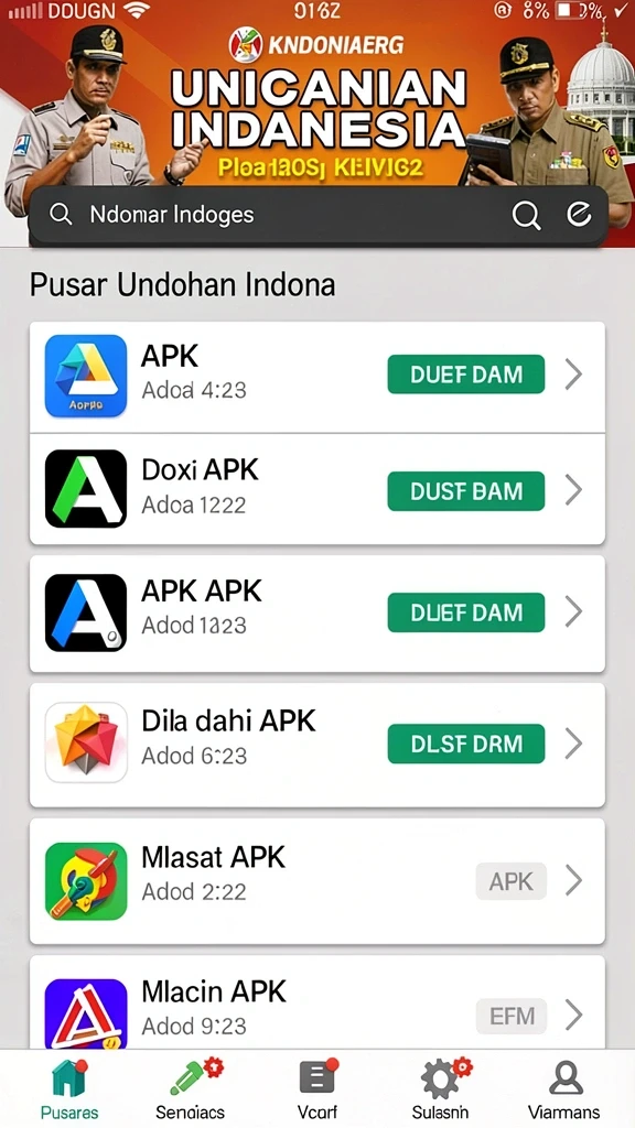 Tampilan antarmuka yang mudah digunakan.