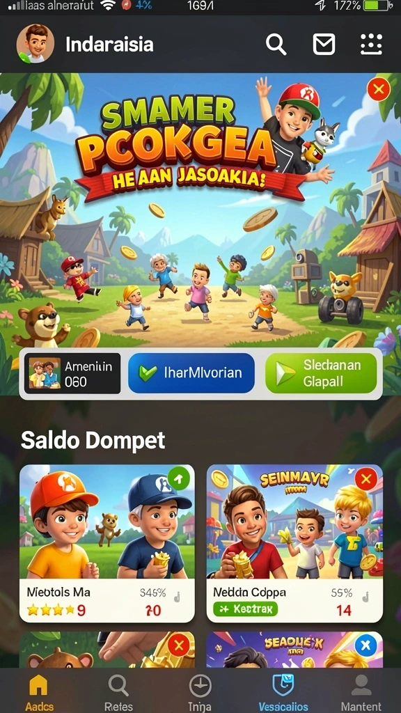 Karakter yang bisa di-custom dengan mudah.