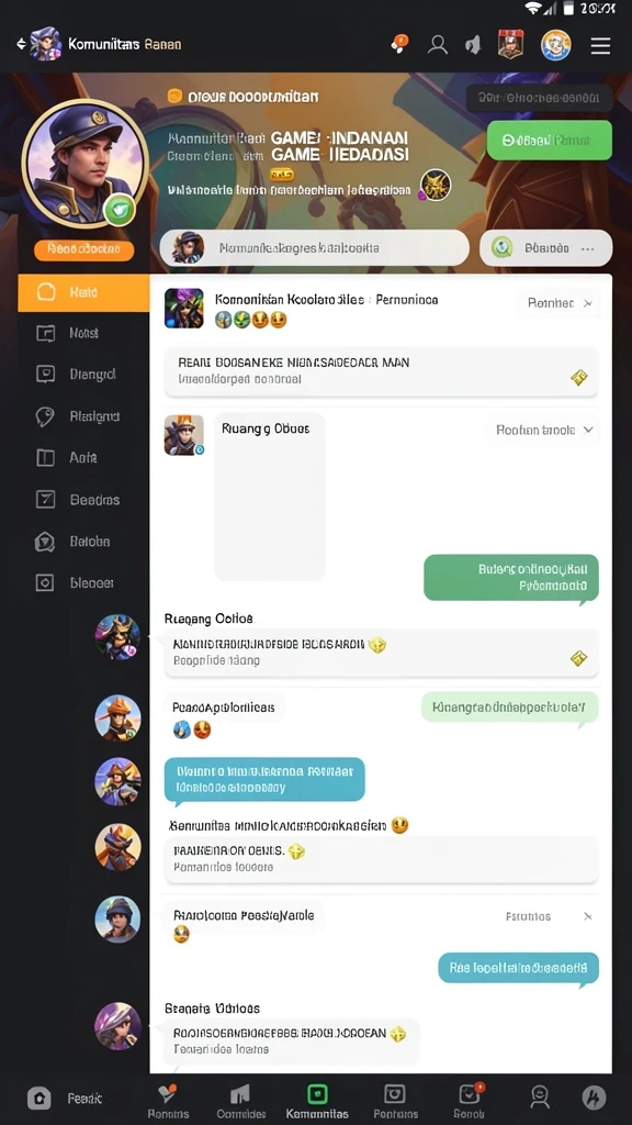 Tampilan antarmuka yang menarik dan user-friendly.