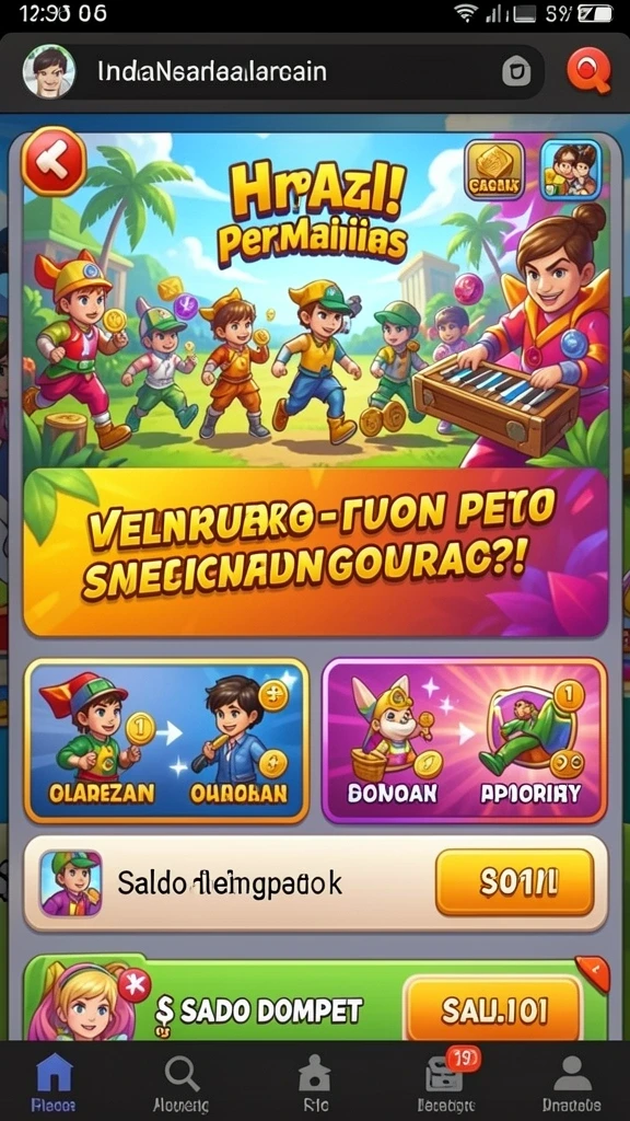 Screenshot menunjukkan karakter utama dalam aksi.