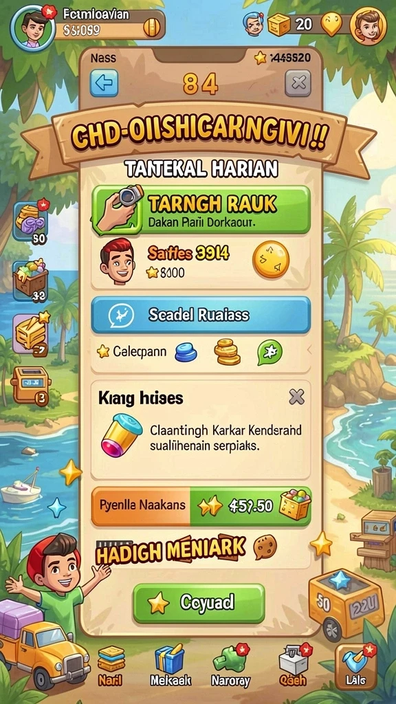 Tampilan antarmuka yang menarik dan mudah dinavigasi.