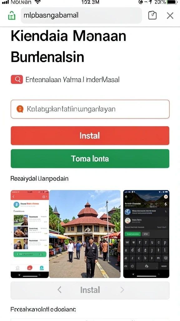 Tampilan antarmuka yang modern dan menarik.