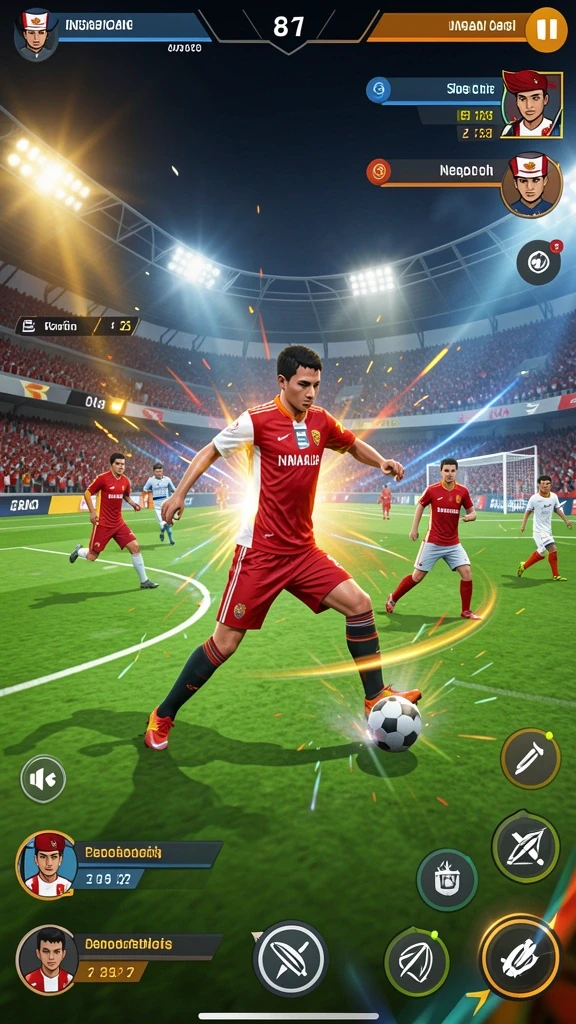 Fitur multiplayer yang memungkinkan bersaing dengan teman.