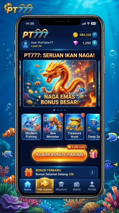 pt777 — menu pengaturan